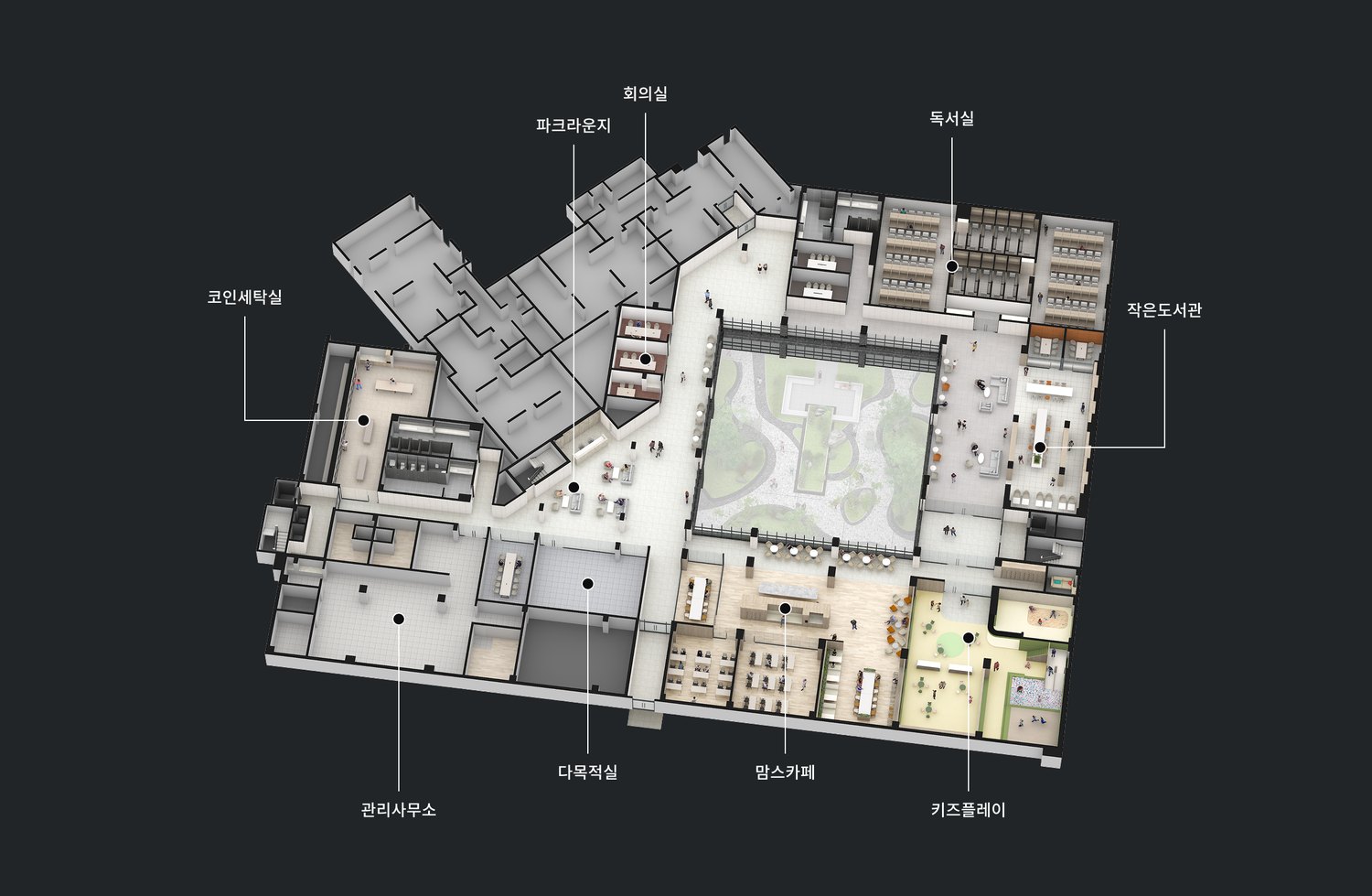 커뮤니티 B1 EDU & CULTURE ZONE 안내