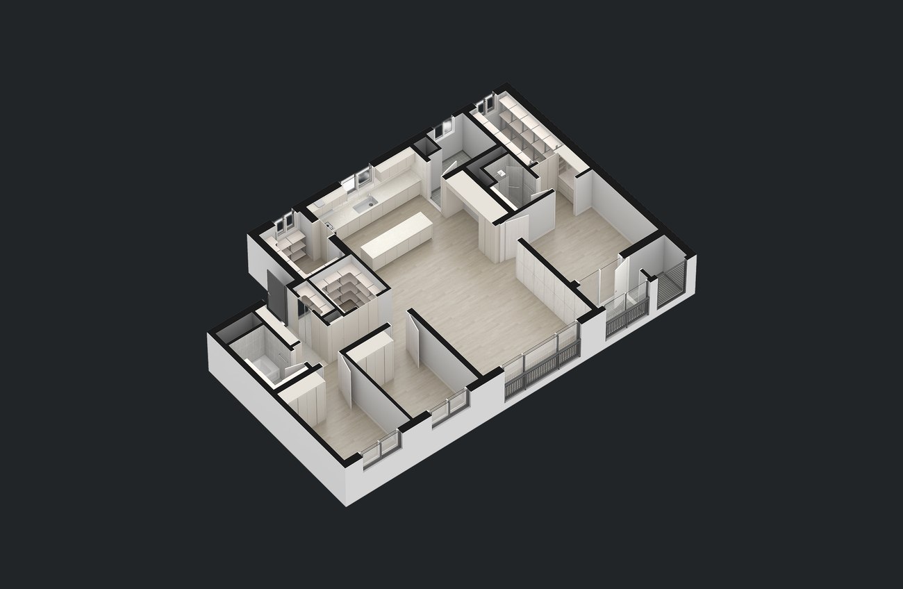 113 단위세대 3D