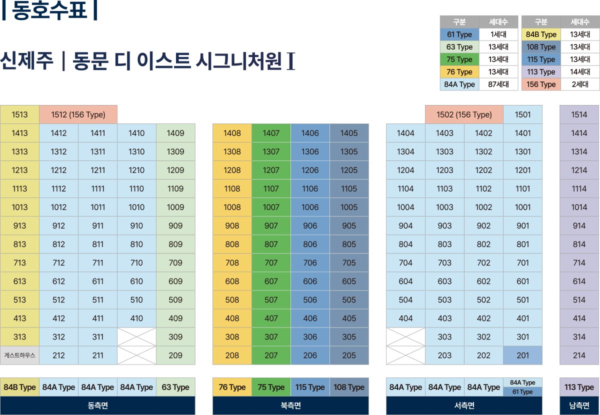 시그니처원Ⅰ 배치도