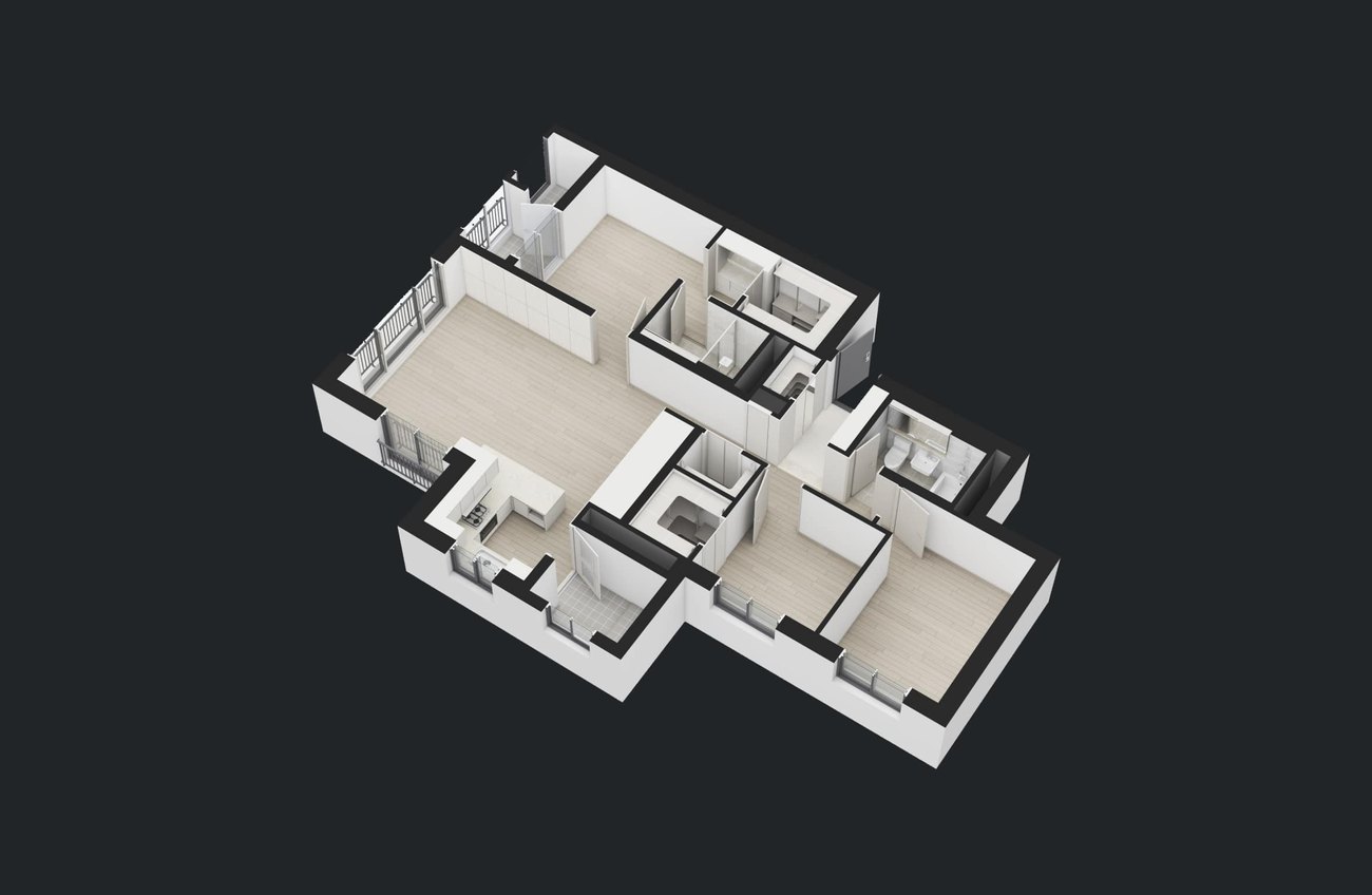 84B 단위세대 3D