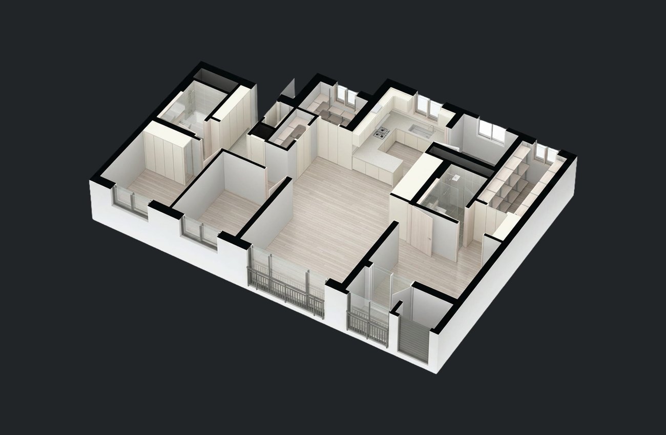 84A 단위세대 3D