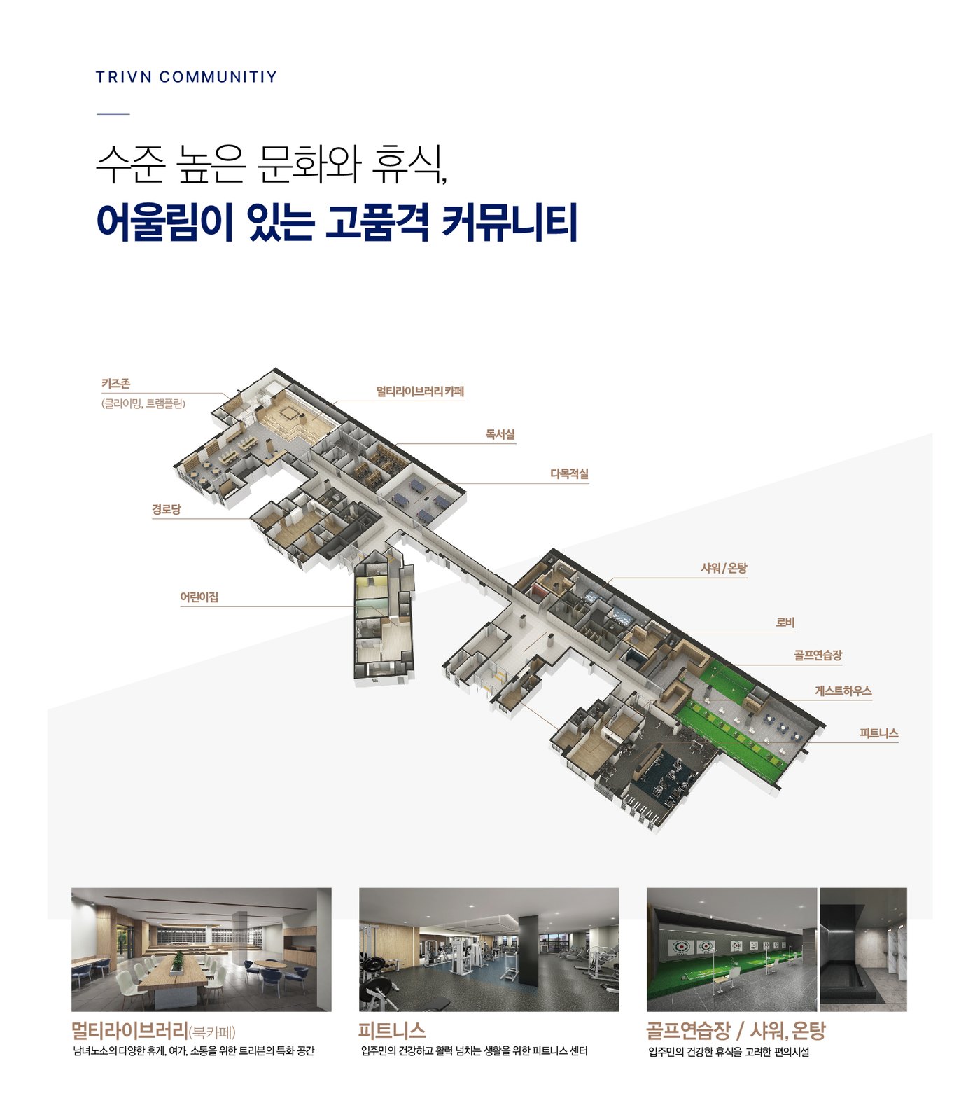 트리븐 김해 커뮤니티 배치